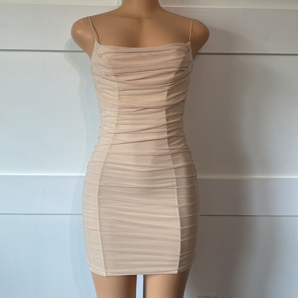 Oh Polly Dresses & Skirts - OH Polly Tan Dress